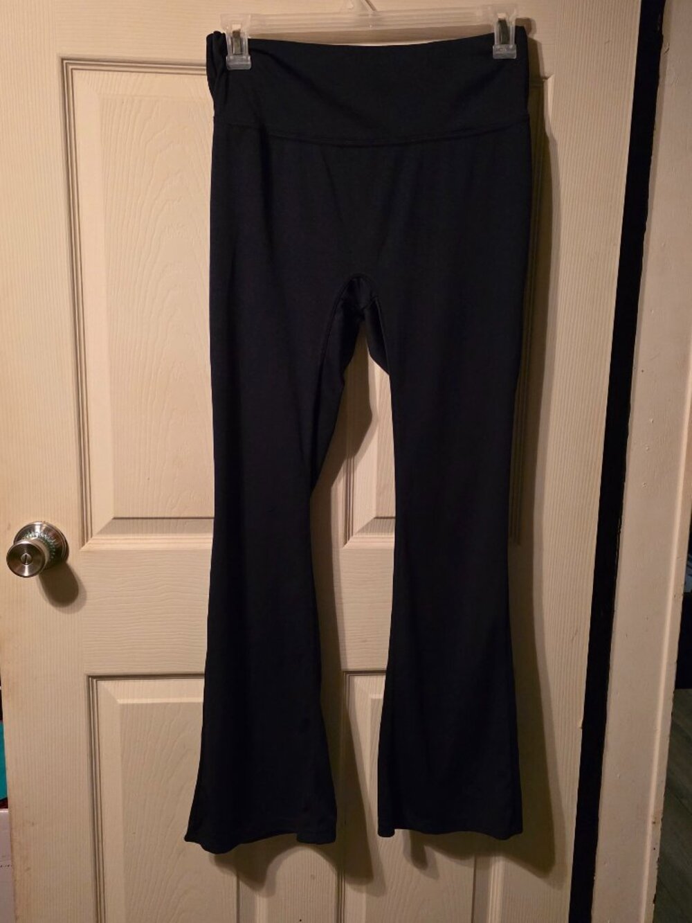 Navy Flared Leggings 1XL